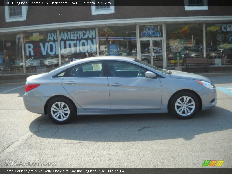 Iridescent Silver Blue Metallic / Gray 2011 Hyundai Sonata GLS