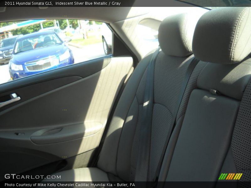 Iridescent Silver Blue Metallic / Gray 2011 Hyundai Sonata GLS