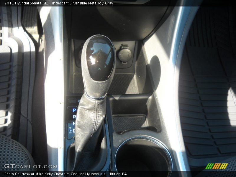 Iridescent Silver Blue Metallic / Gray 2011 Hyundai Sonata GLS