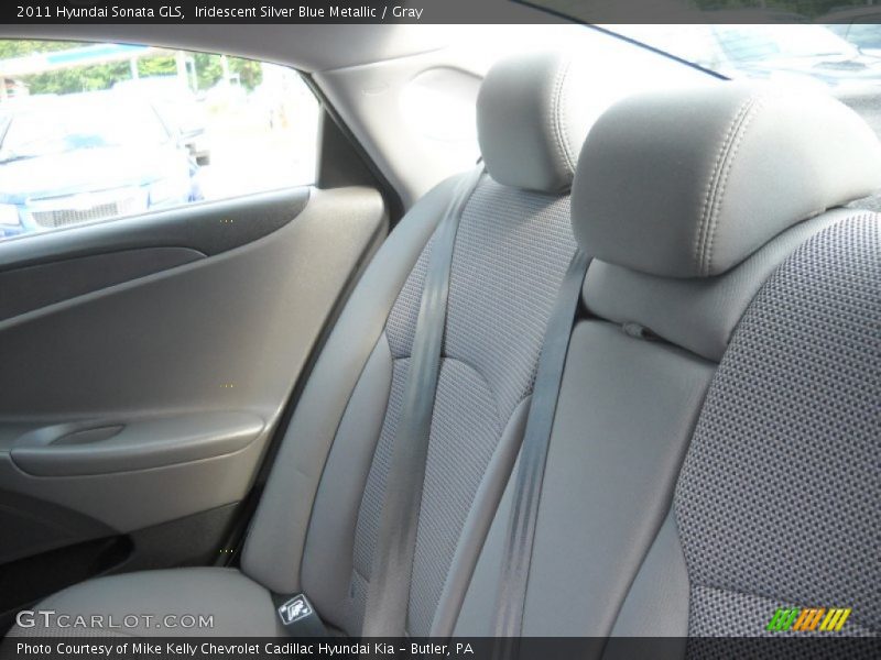 Iridescent Silver Blue Metallic / Gray 2011 Hyundai Sonata GLS