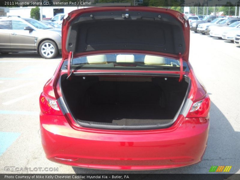 Venetian Red / Camel 2011 Hyundai Sonata GLS