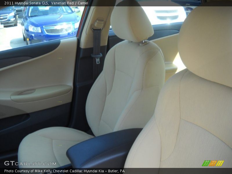 Venetian Red / Camel 2011 Hyundai Sonata GLS