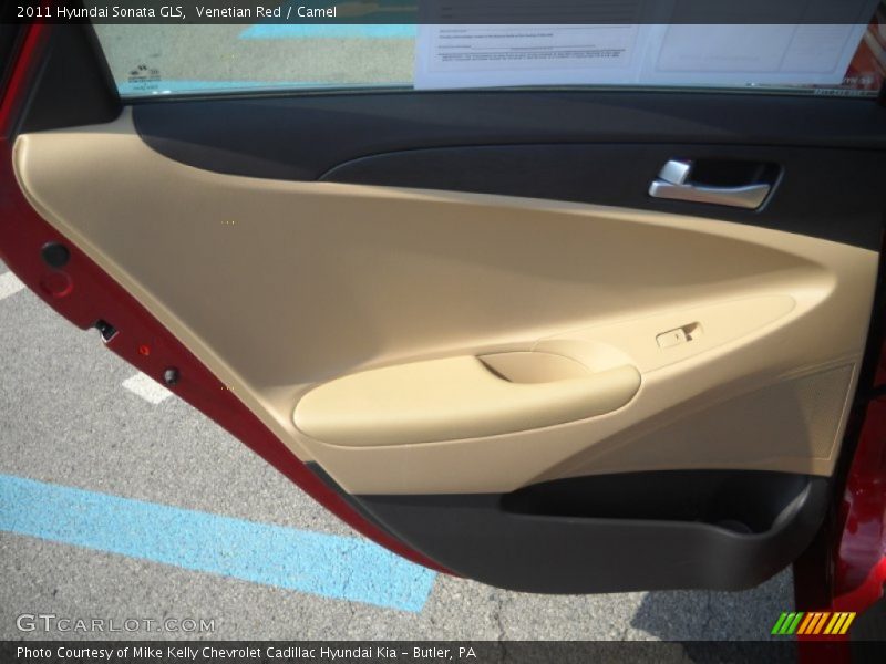 Venetian Red / Camel 2011 Hyundai Sonata GLS