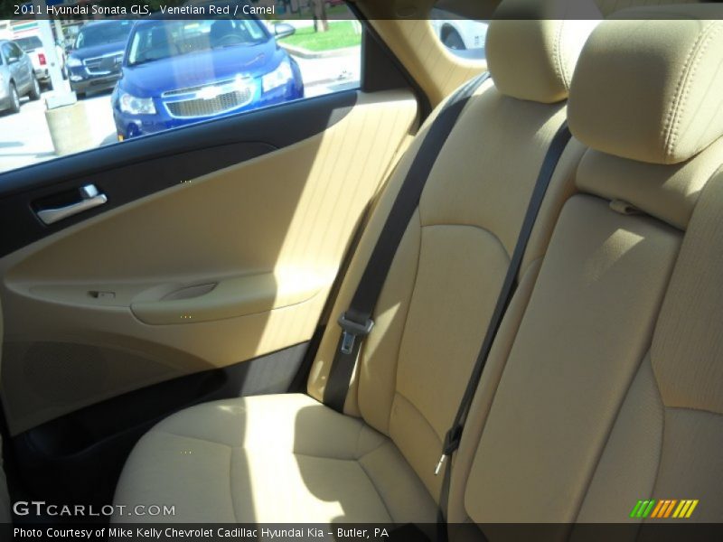 Venetian Red / Camel 2011 Hyundai Sonata GLS