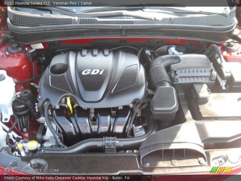 Venetian Red / Camel 2011 Hyundai Sonata GLS
