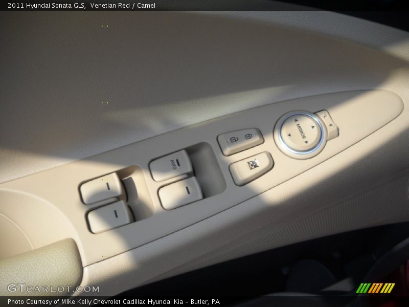 Venetian Red / Camel 2011 Hyundai Sonata GLS