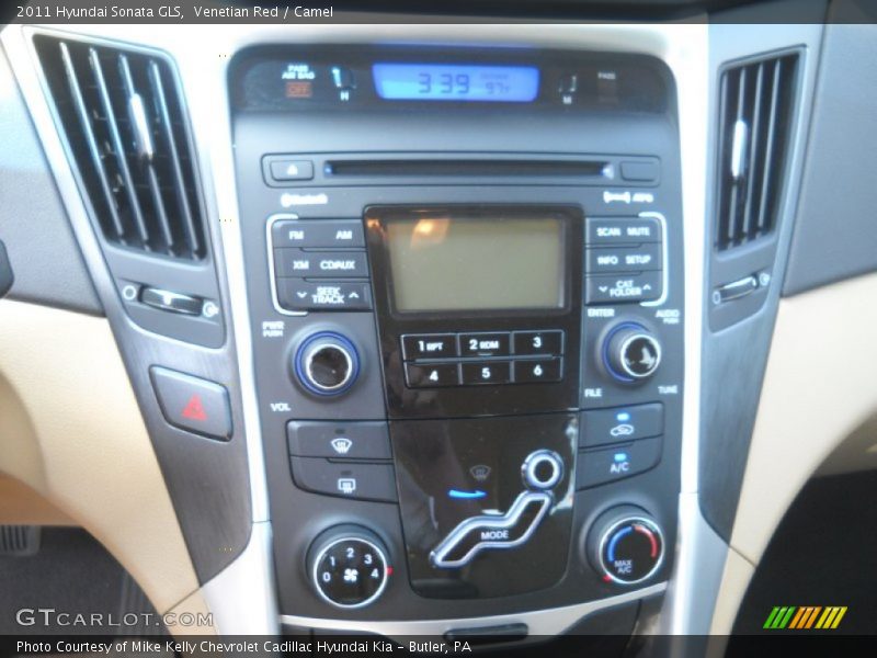 Venetian Red / Camel 2011 Hyundai Sonata GLS
