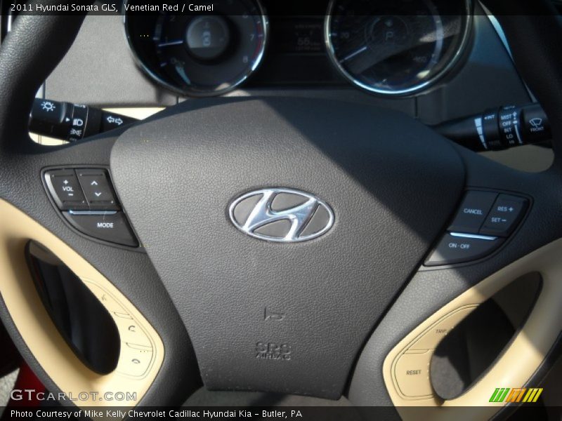 Venetian Red / Camel 2011 Hyundai Sonata GLS