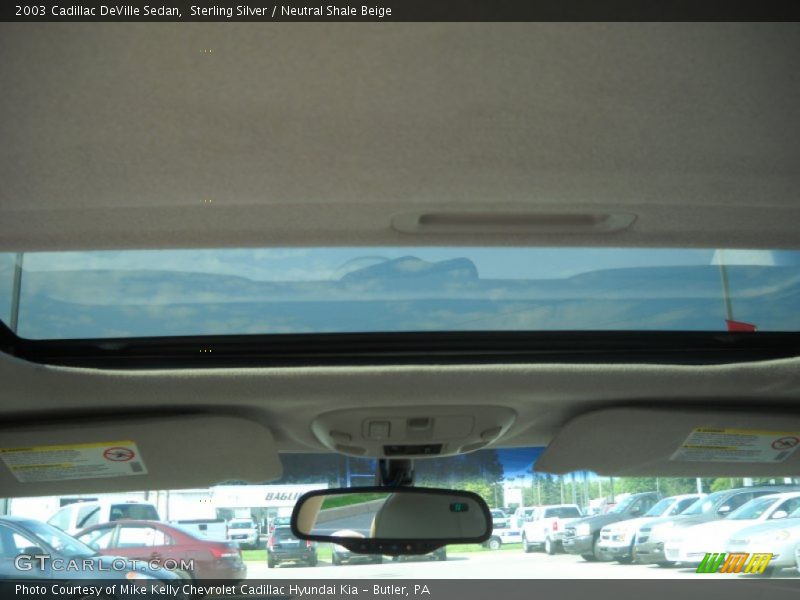 Sterling Silver / Neutral Shale Beige 2003 Cadillac DeVille Sedan