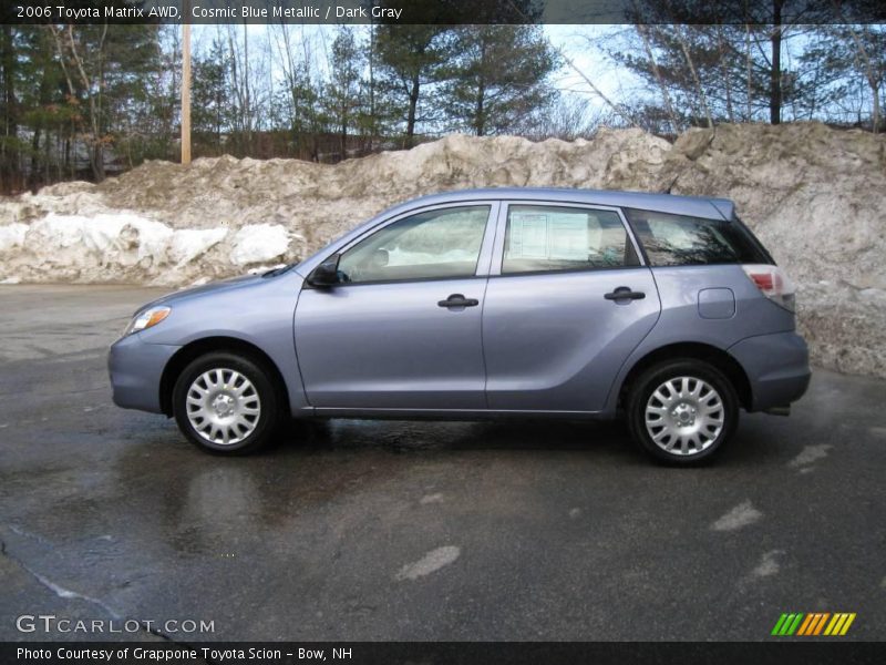Cosmic Blue Metallic / Dark Gray 2006 Toyota Matrix AWD