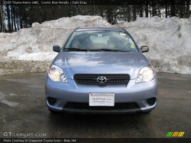 Cosmic Blue Metallic / Dark Gray 2006 Toyota Matrix AWD