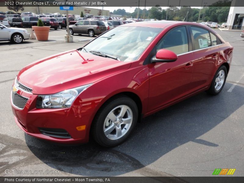 Crystal Red Metallic / Jet Black 2012 Chevrolet Cruze LT