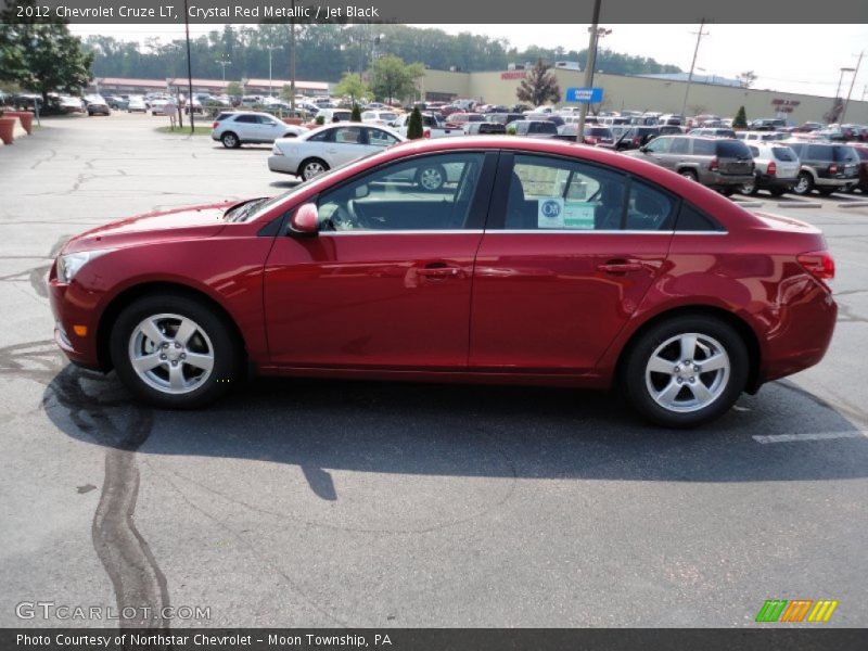 Crystal Red Metallic / Jet Black 2012 Chevrolet Cruze LT