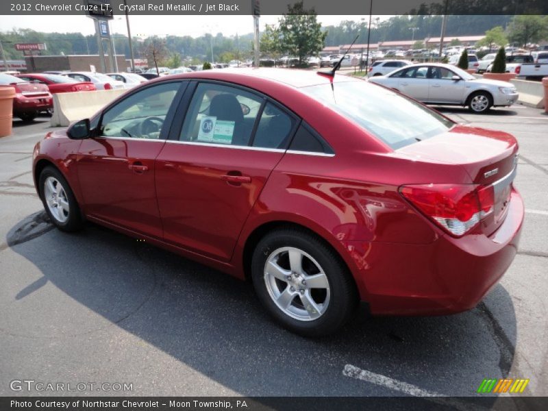 Crystal Red Metallic / Jet Black 2012 Chevrolet Cruze LT