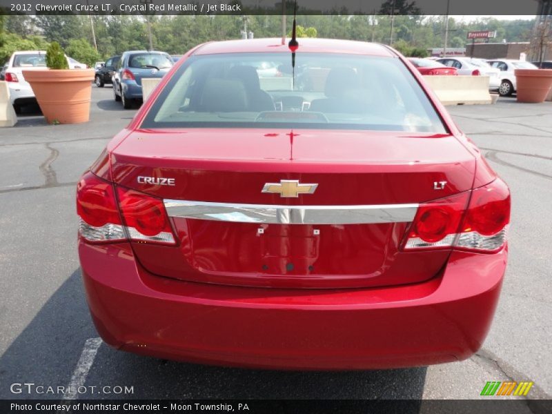 Crystal Red Metallic / Jet Black 2012 Chevrolet Cruze LT