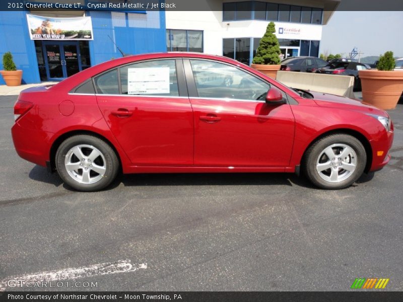 Crystal Red Metallic / Jet Black 2012 Chevrolet Cruze LT