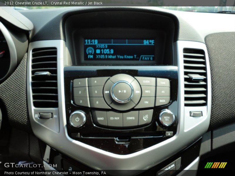 Crystal Red Metallic / Jet Black 2012 Chevrolet Cruze LT