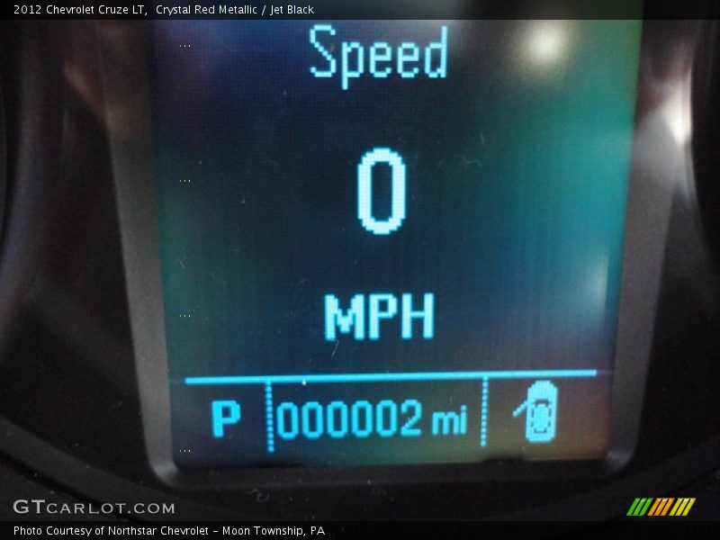Crystal Red Metallic / Jet Black 2012 Chevrolet Cruze LT