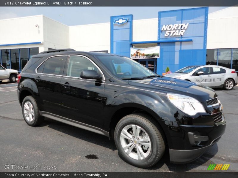 Black / Jet Black 2012 Chevrolet Equinox LT AWD