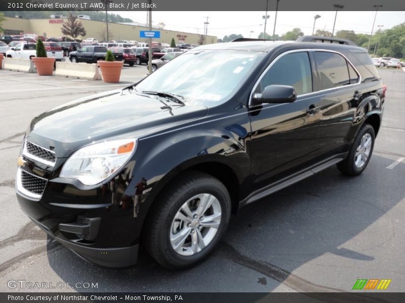 Black / Jet Black 2012 Chevrolet Equinox LT AWD