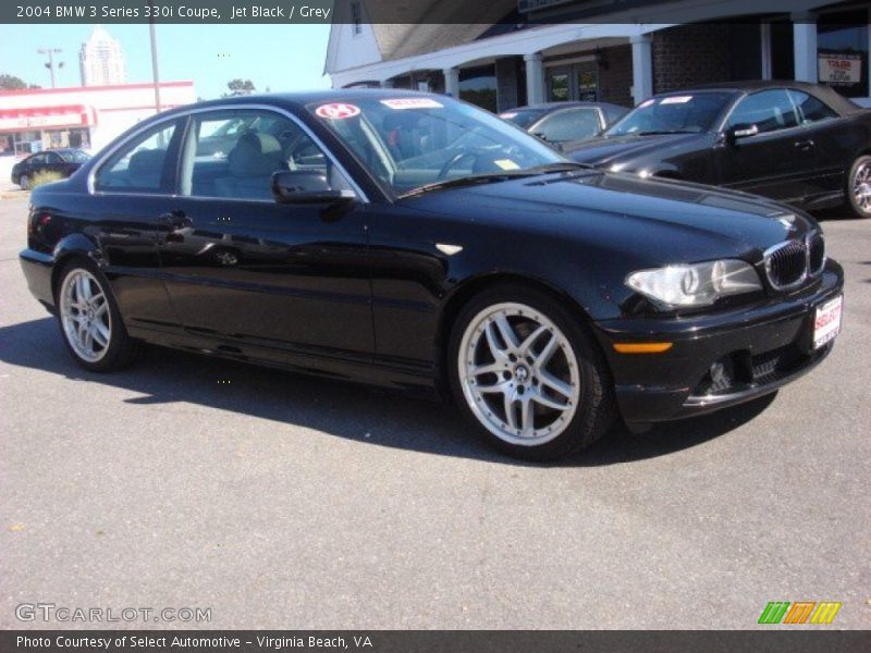 Jet Black / Grey 2004 BMW 3 Series 330i Coupe