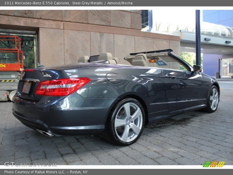 Steel Grey Metallic / Almond/Mocha 2011 Mercedes-Benz E 550 Cabriolet