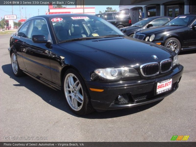 Jet Black / Grey 2004 BMW 3 Series 330i Coupe