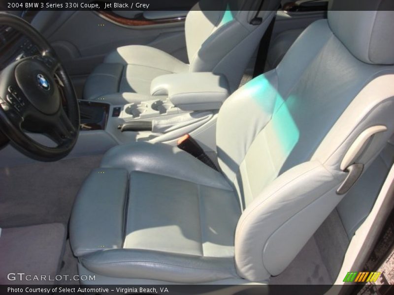 Jet Black / Grey 2004 BMW 3 Series 330i Coupe