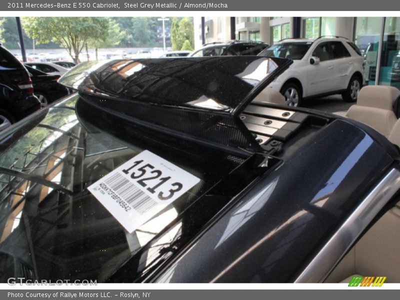 Steel Grey Metallic / Almond/Mocha 2011 Mercedes-Benz E 550 Cabriolet