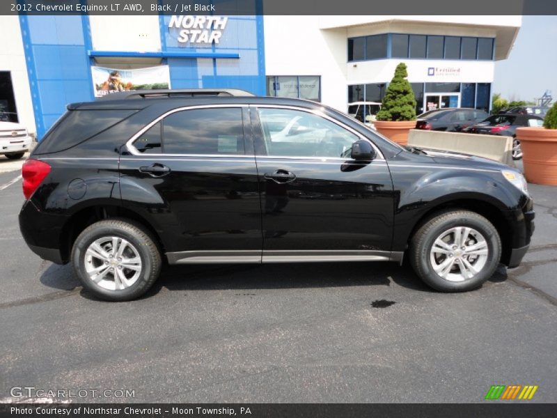 Black / Jet Black 2012 Chevrolet Equinox LT AWD