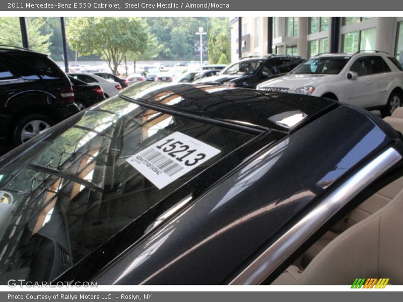 Steel Grey Metallic / Almond/Mocha 2011 Mercedes-Benz E 550 Cabriolet