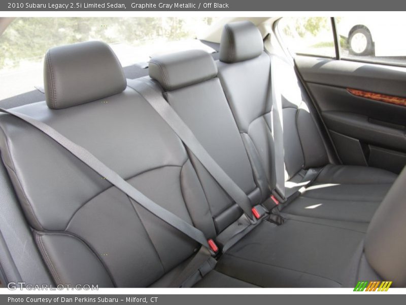 Graphite Gray Metallic / Off Black 2010 Subaru Legacy 2.5i Limited Sedan