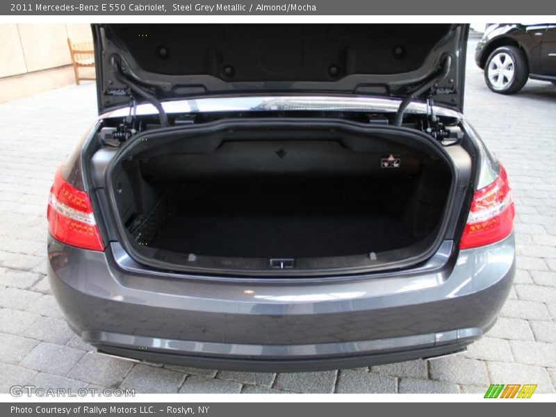 Steel Grey Metallic / Almond/Mocha 2011 Mercedes-Benz E 550 Cabriolet