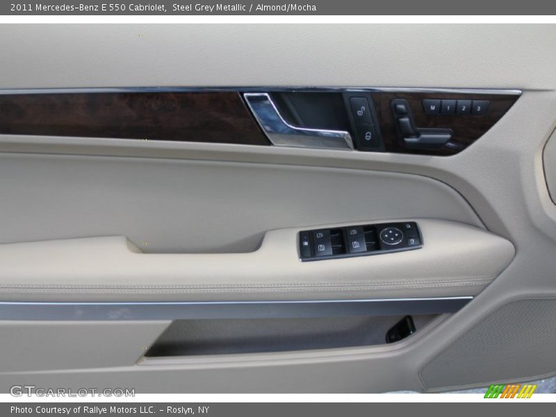 Steel Grey Metallic / Almond/Mocha 2011 Mercedes-Benz E 550 Cabriolet