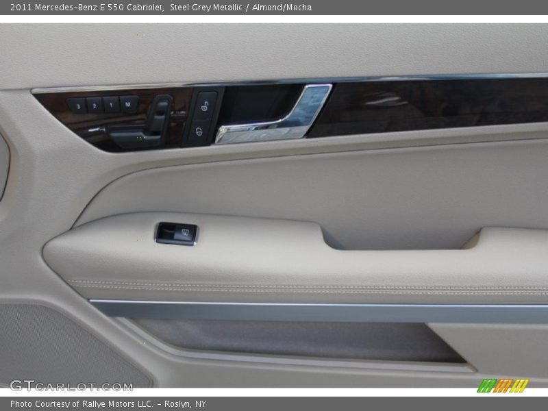 Steel Grey Metallic / Almond/Mocha 2011 Mercedes-Benz E 550 Cabriolet