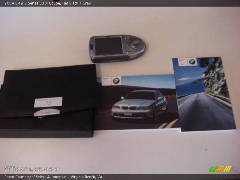 Jet Black / Grey 2004 BMW 3 Series 330i Coupe