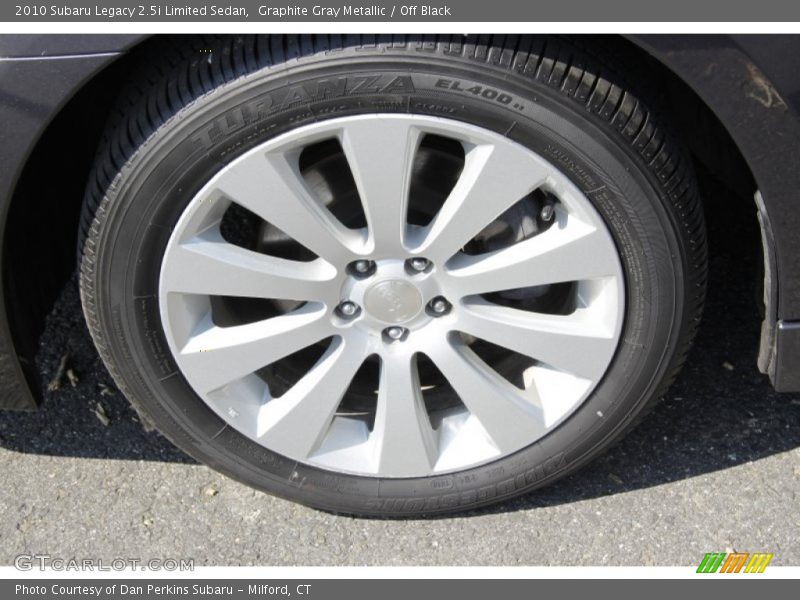 Graphite Gray Metallic / Off Black 2010 Subaru Legacy 2.5i Limited Sedan