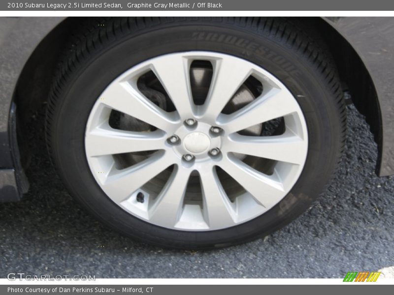 Graphite Gray Metallic / Off Black 2010 Subaru Legacy 2.5i Limited Sedan