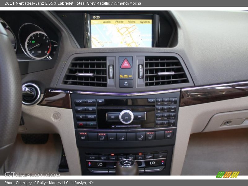 Steel Grey Metallic / Almond/Mocha 2011 Mercedes-Benz E 550 Cabriolet