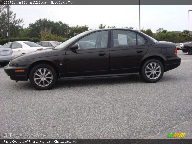 Black Gold / Tan 1997 Saturn S Series SL2 Sedan