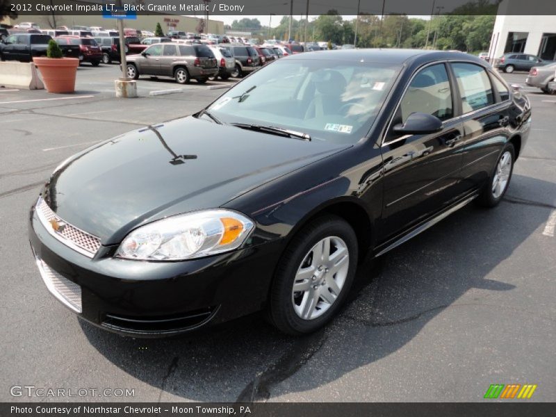 Black Granite Metallic / Ebony 2012 Chevrolet Impala LT