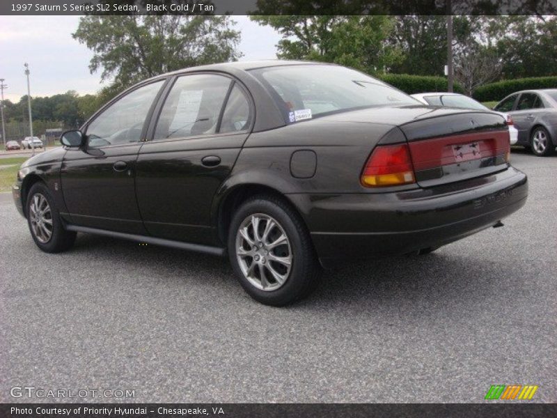 Black Gold / Tan 1997 Saturn S Series SL2 Sedan
