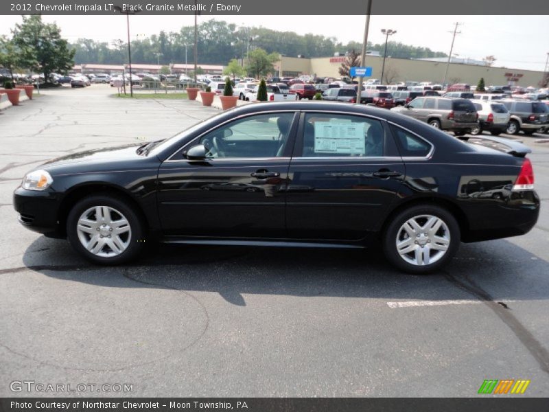 Black Granite Metallic / Ebony 2012 Chevrolet Impala LT