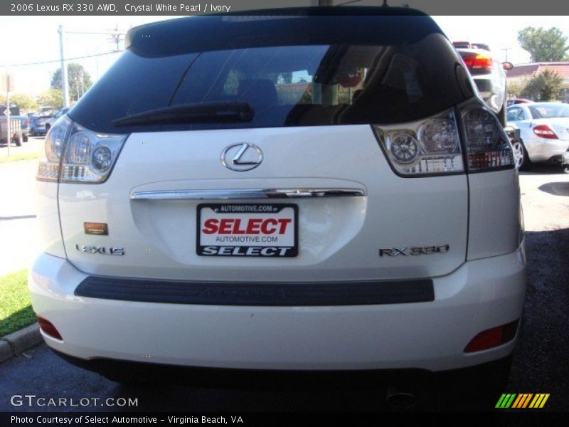 Crystal White Pearl / Ivory 2006 Lexus RX 330 AWD