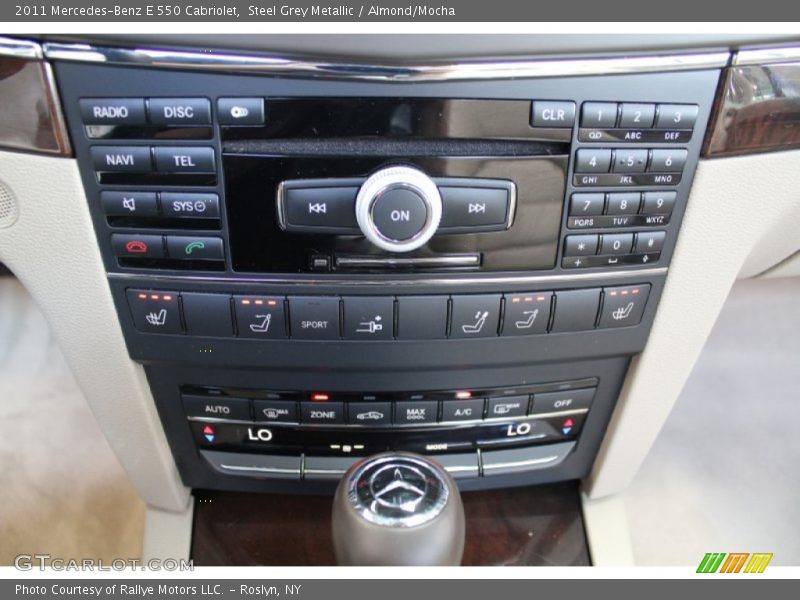 Steel Grey Metallic / Almond/Mocha 2011 Mercedes-Benz E 550 Cabriolet