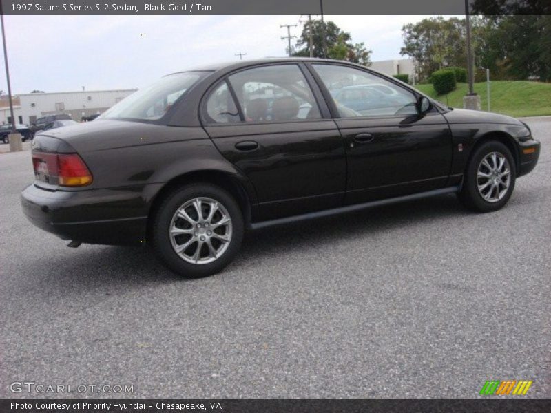 Black Gold / Tan 1997 Saturn S Series SL2 Sedan