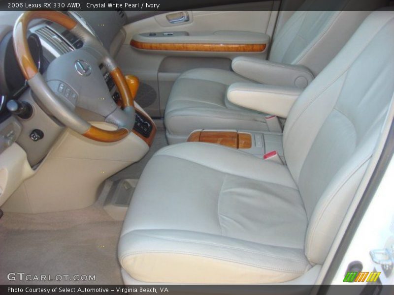 Crystal White Pearl / Ivory 2006 Lexus RX 330 AWD