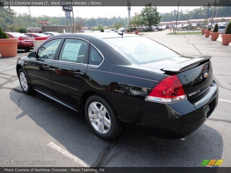 Black Granite Metallic / Ebony 2012 Chevrolet Impala LT