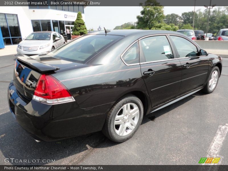 Black Granite Metallic / Ebony 2012 Chevrolet Impala LT