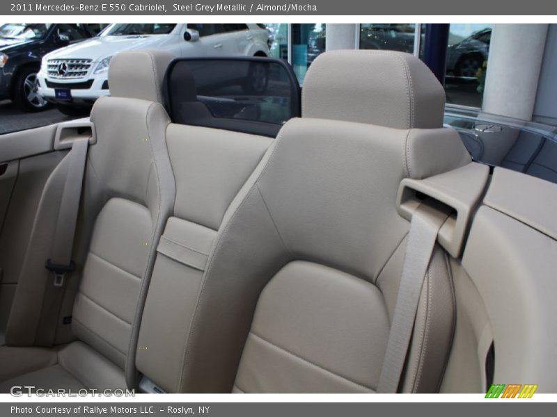Steel Grey Metallic / Almond/Mocha 2011 Mercedes-Benz E 550 Cabriolet
